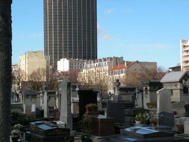  cimetière, immeubles et tour